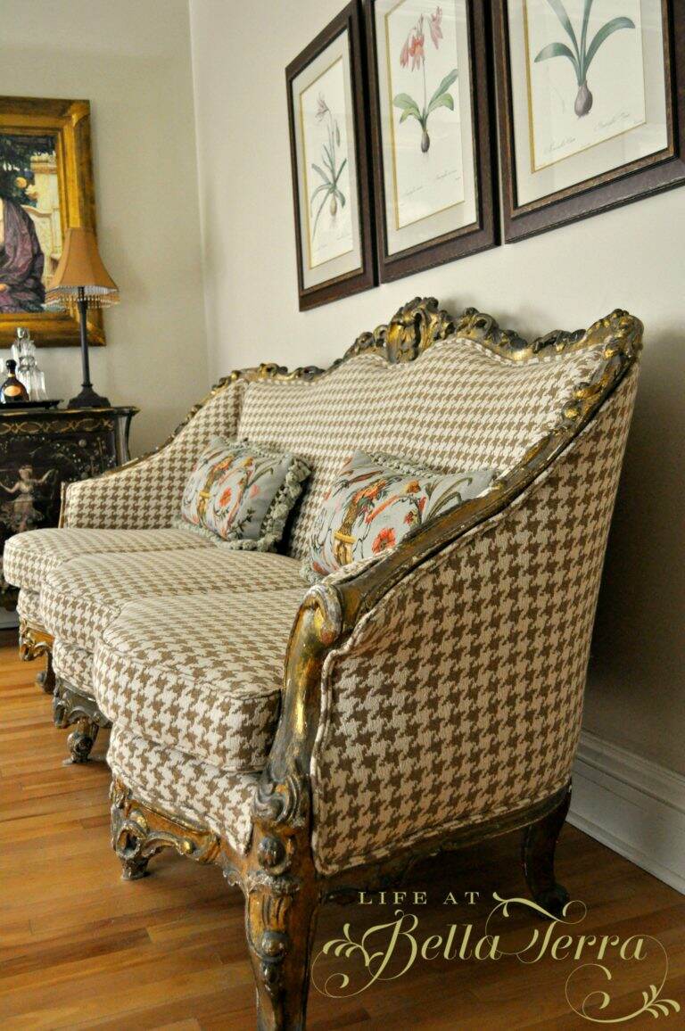 Upholstering an Antique Sofa