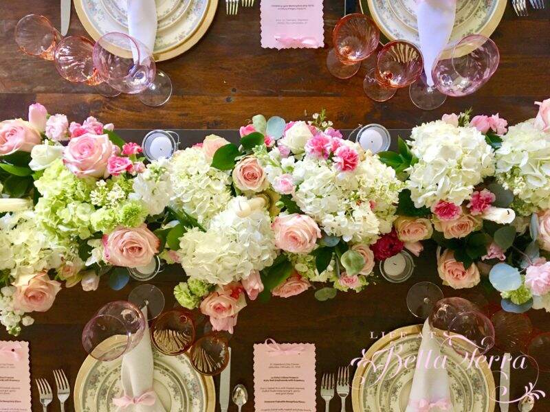 DIY Table Centerpiece Display Life at Bella Terra