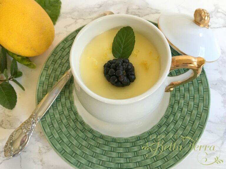 Lemon Pots de Creme Life at Bella Terra