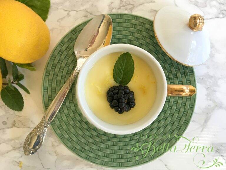 Lemon Pots de Creme