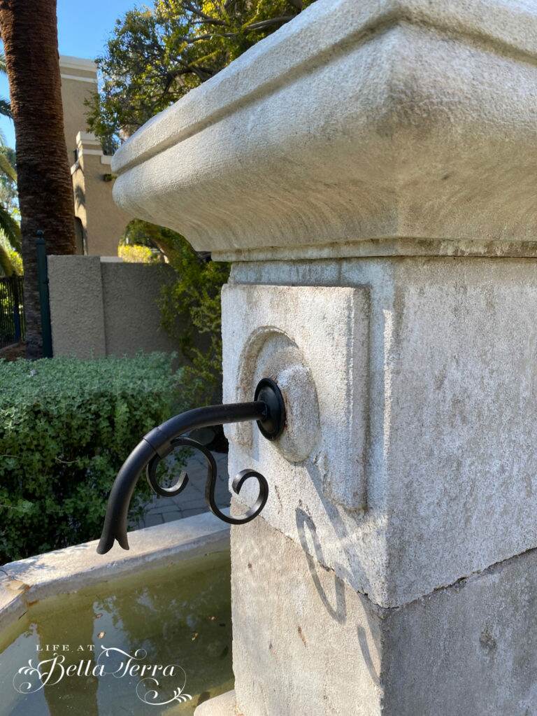 Italian Fountain Project is Complete!