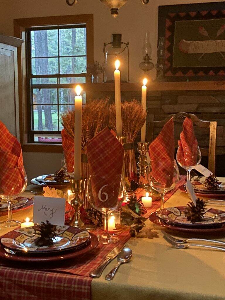 A Resourceful Fall Table Setting