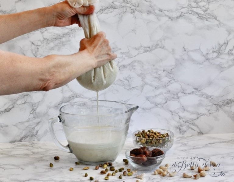 Make Your Own Delicious Fresh Nut Milk with Healthy Ingredients