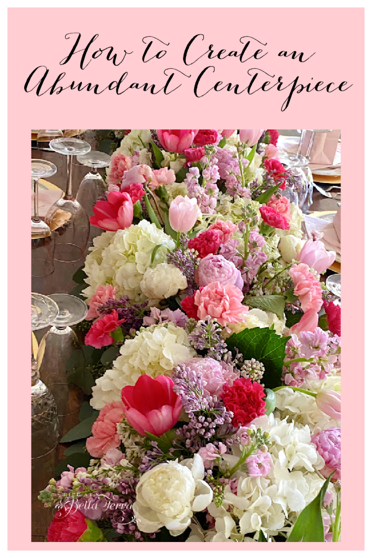 How to Make an Abundant Floral Centerpiece