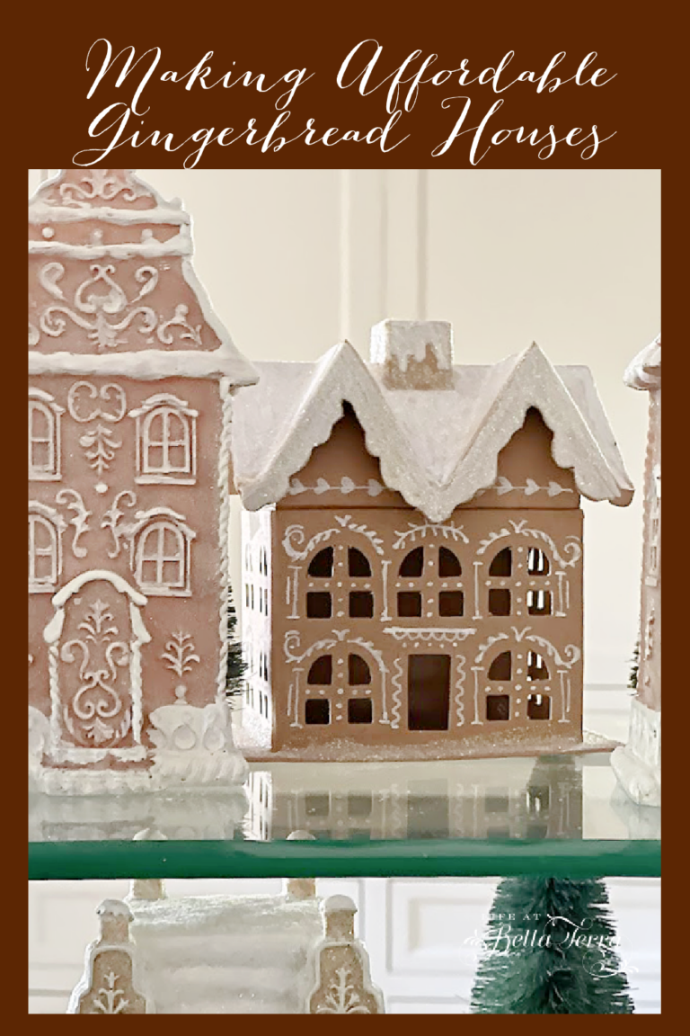 Easy and Inexpensive DIY Paper Mache Gingerbread Houses