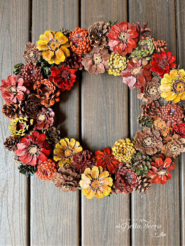 Creative Pinecone Wreath Ideas~3 Stunning DIY Designs